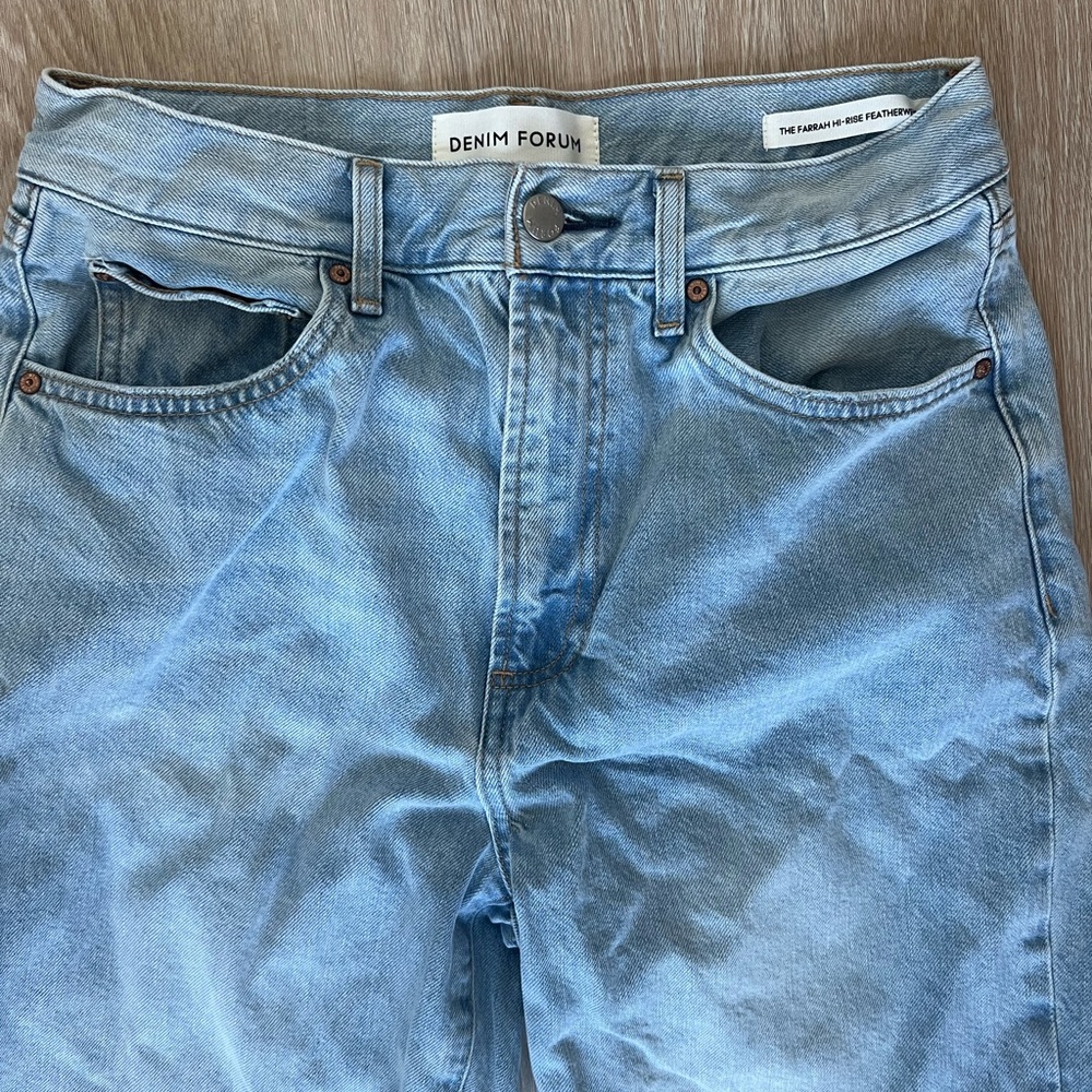 Denim forum- the Farrah hi-rise featherweight jeans